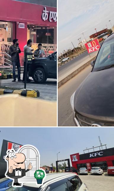 Take a look at the outside part of KFC Take a look at the outside part of KFC