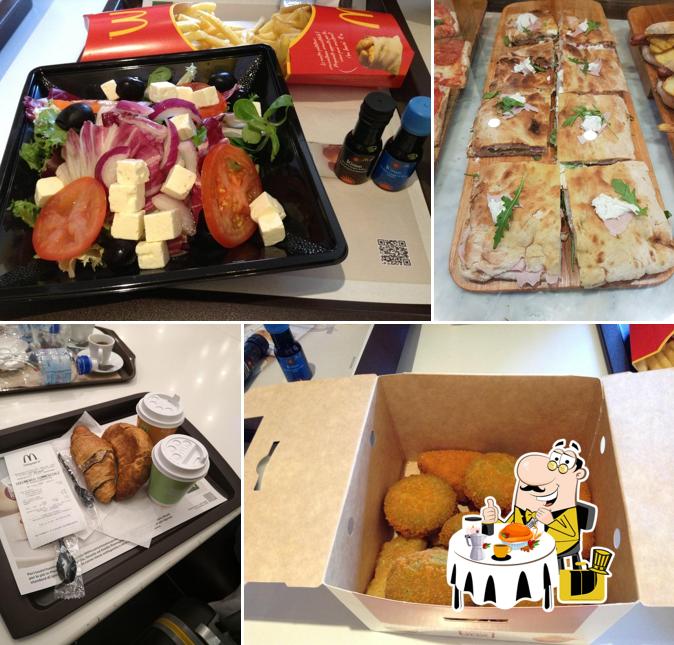 Platti al McDonald's Firenze Interno Stazione
