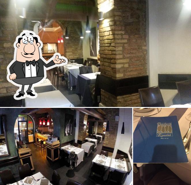 Gli interni di Pescheria Rossini