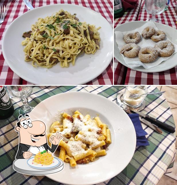 Spaghetti alla carbonara al Al Paradiso Terrestre
