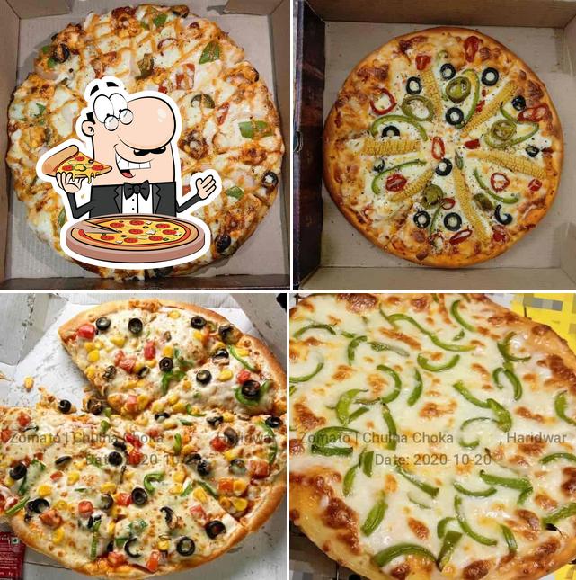 Pick pizza at Chulha Choka चूल्हा चौका