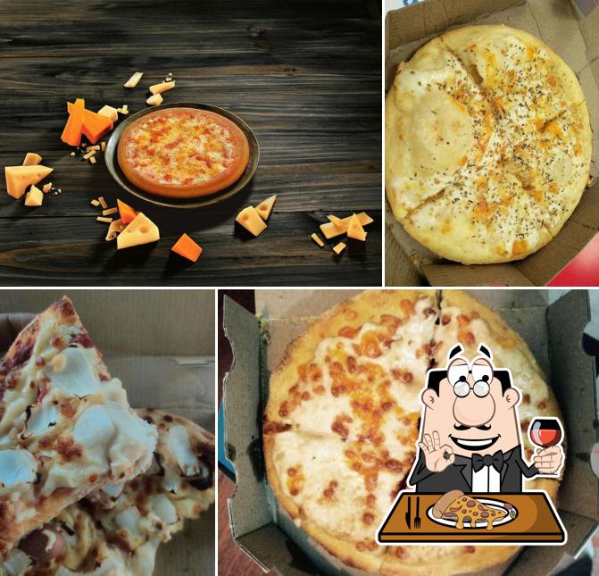 Pick pizza at Domino's Pizza