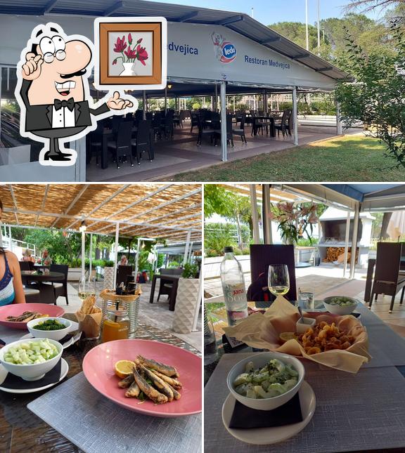 Gli interni di Restoran Medvejica