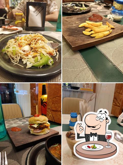 Food at Nikhar's Cafe