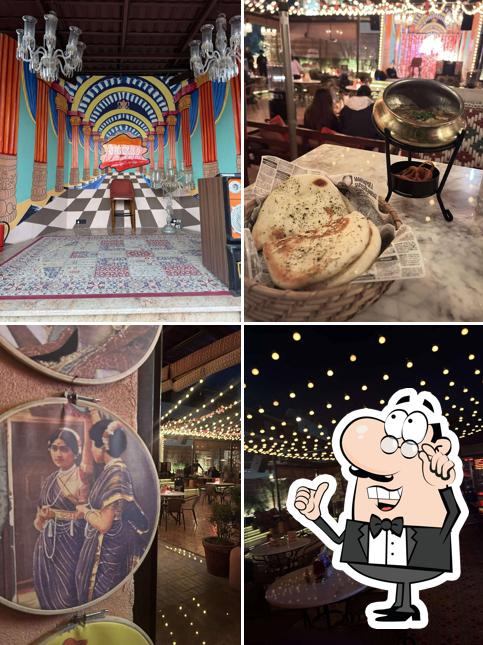 The interior of Nukkad Dehradun