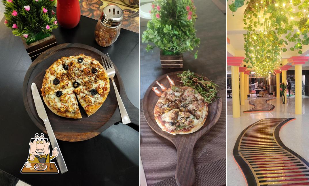 Order pizza at Panna Dining