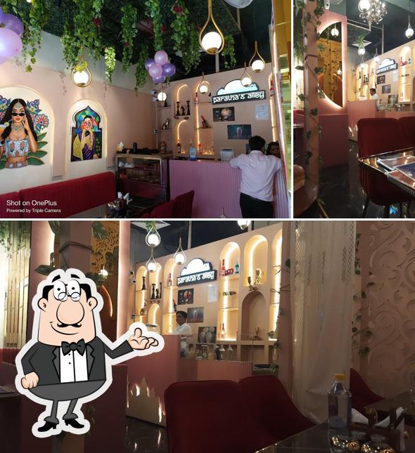 The interior of Paratha's Alley