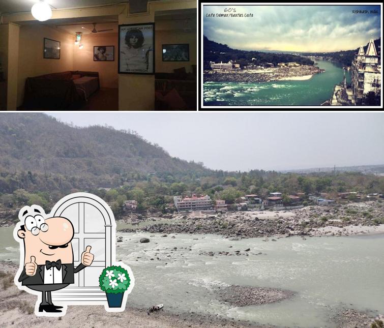 The restaurant's exterior and interior