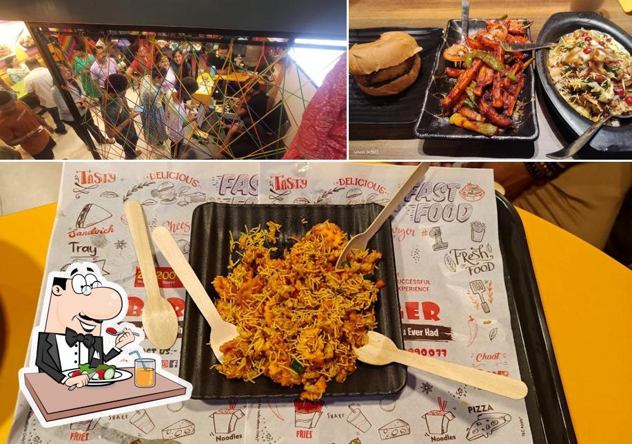 Food at Chaat Adda Sivasagar