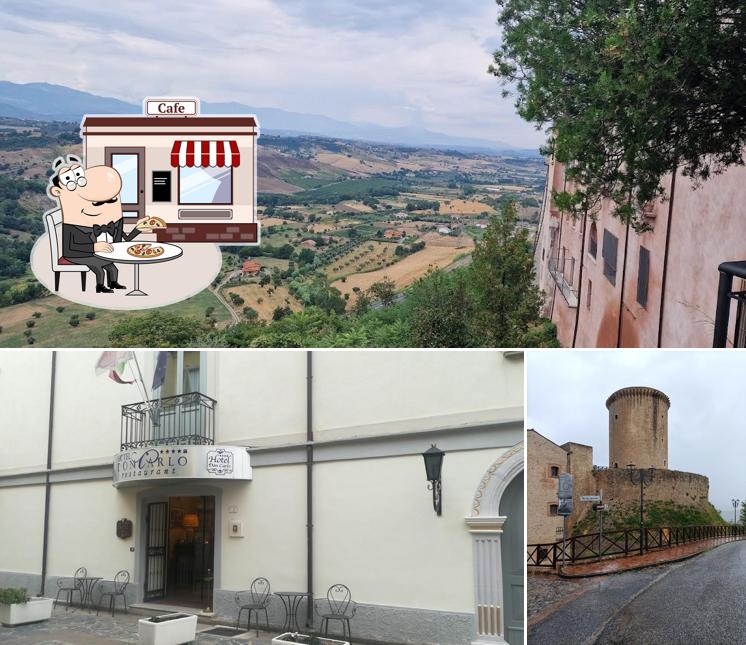La parte esterna è una caratteristica importante di Hotel Don Carlo