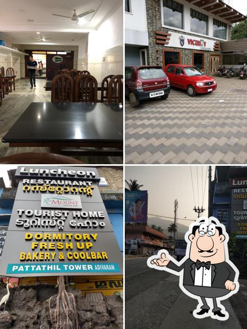 The interior of Luncheon Restaurant