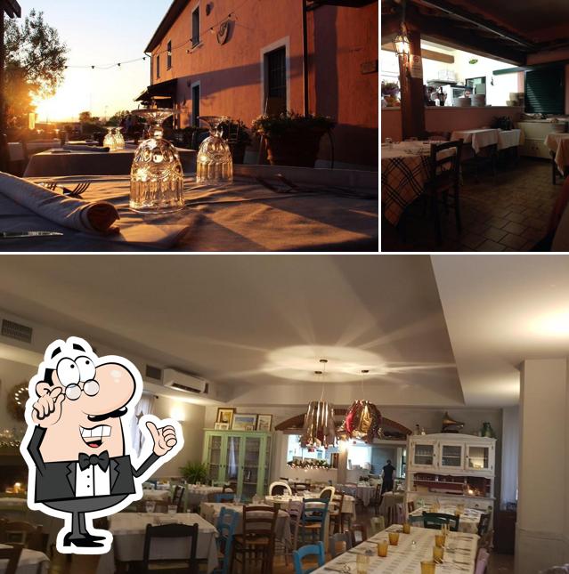 Gli interni di Lanterna Blu