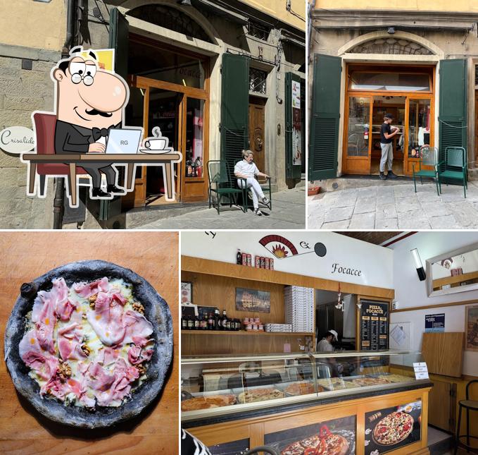 Gli interni di Pizza e focacce