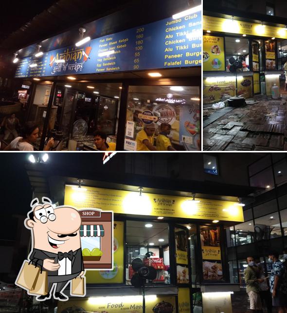 The exterior of Arabian Grill n Wraps