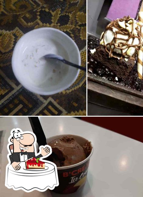 Bismillah Juice Center serves a selection of sweet dishes