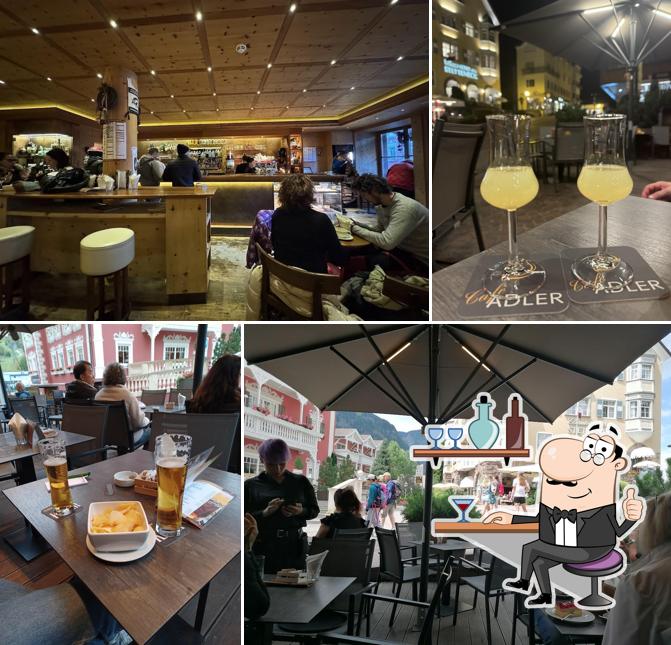 Gli interni di Cafè Adler