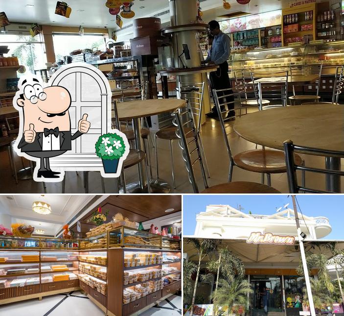 The restaurant's exterior and interior