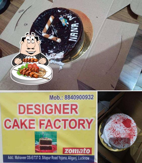 Food at Designer cake factory