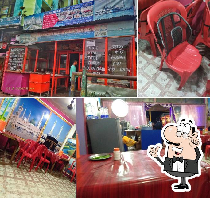 The interior of Hotel Salam