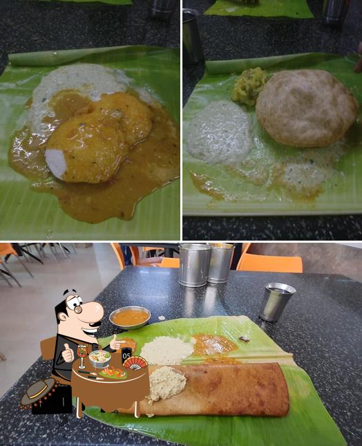 Food at Sri Anjaneya Vilas