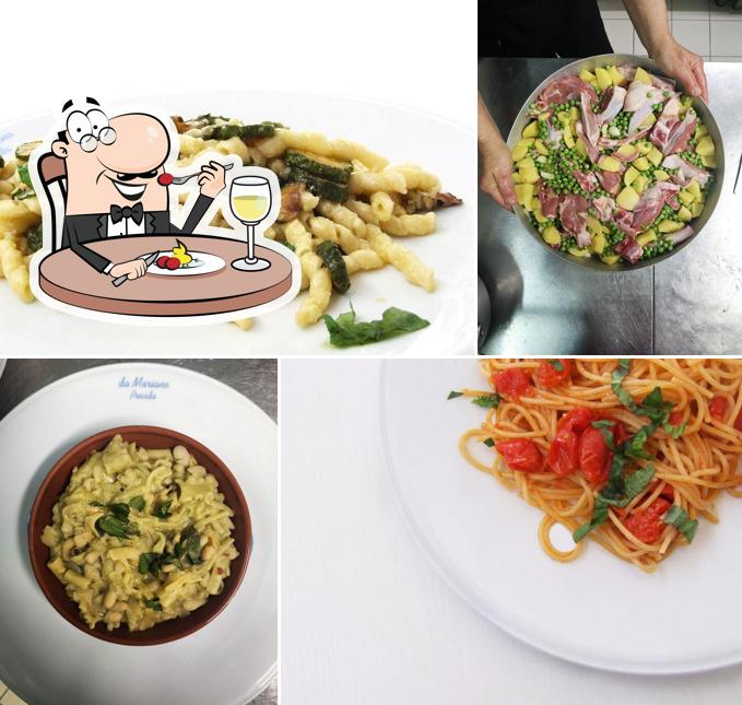 Platti al Ristorante Da Mariano