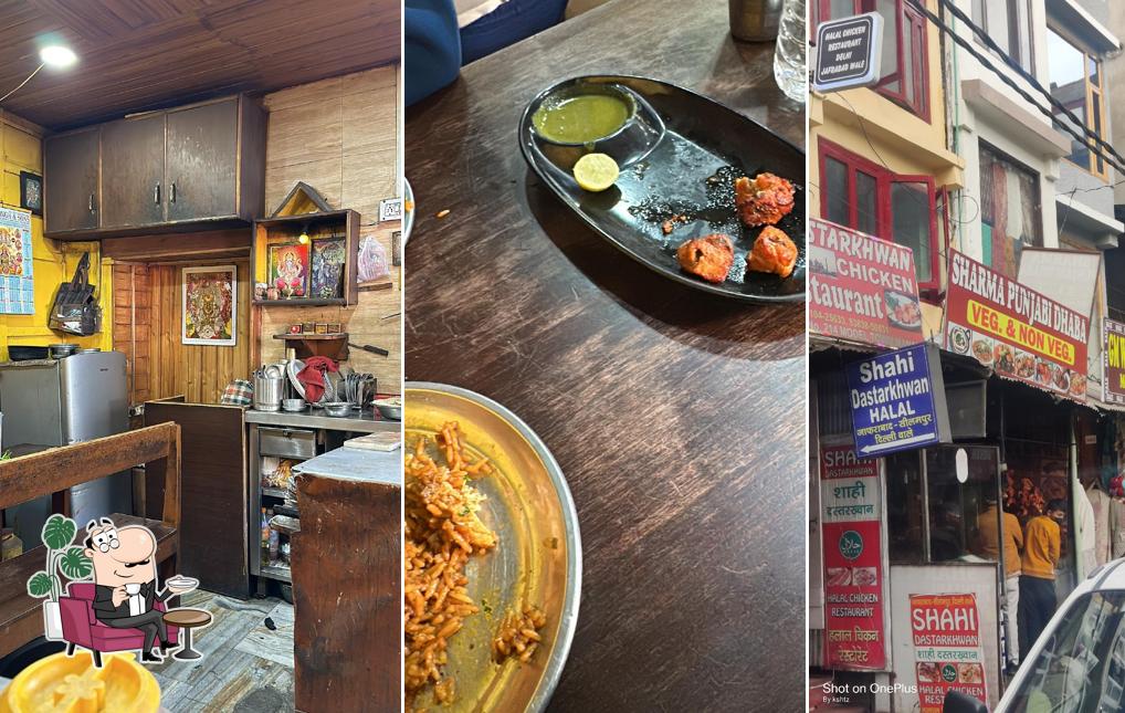The interior of Sharma Punjabi Dhaba