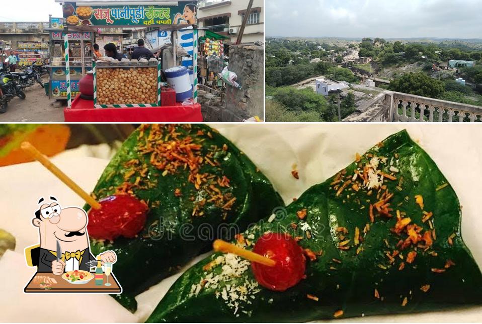 The photo of food and exterior at Chopati