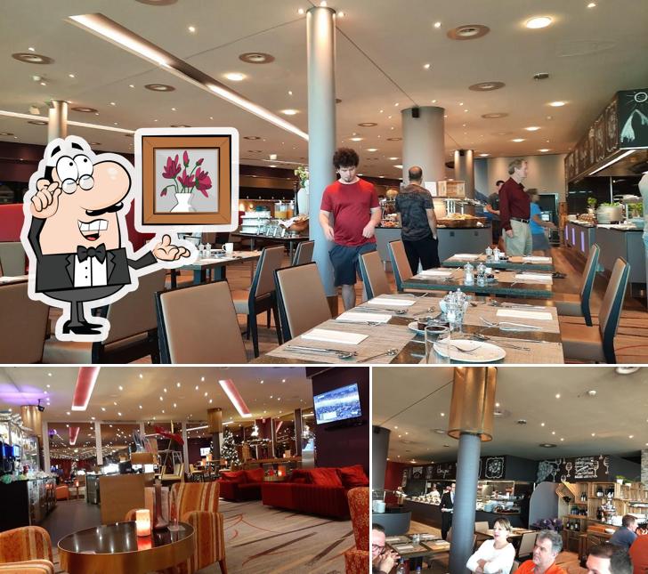 Dai un'occhiata agli interni di Restaurant Horizon10 @Hilton Zurich Airport
