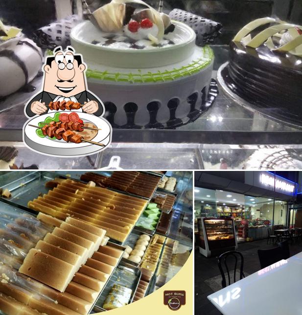 This is the image displaying food and interior at Hot Buns Restaurant & Bakery