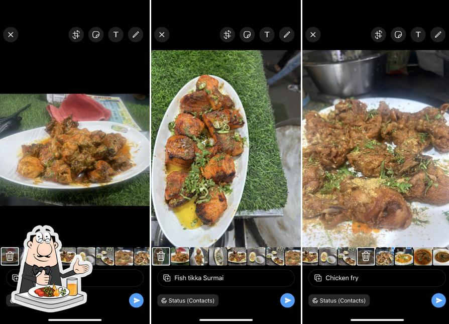 Food at Hot Chick (Tandoori, Greavy, Fry)