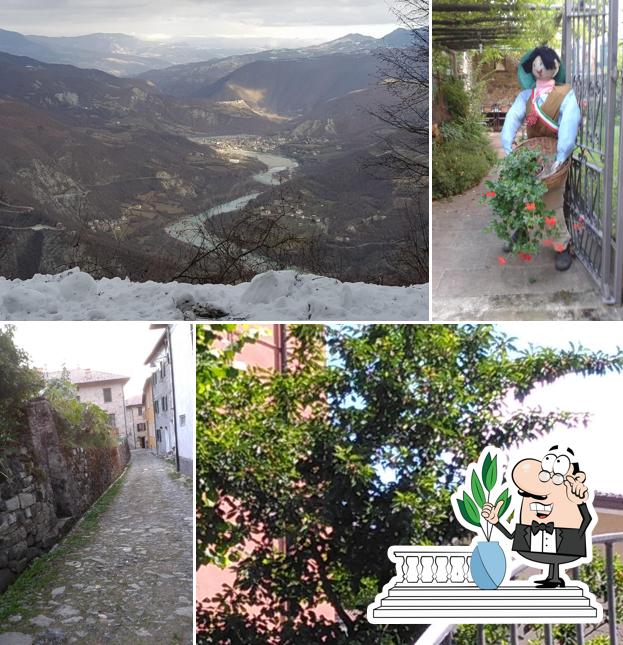 Gli esterni di Albergo del pino