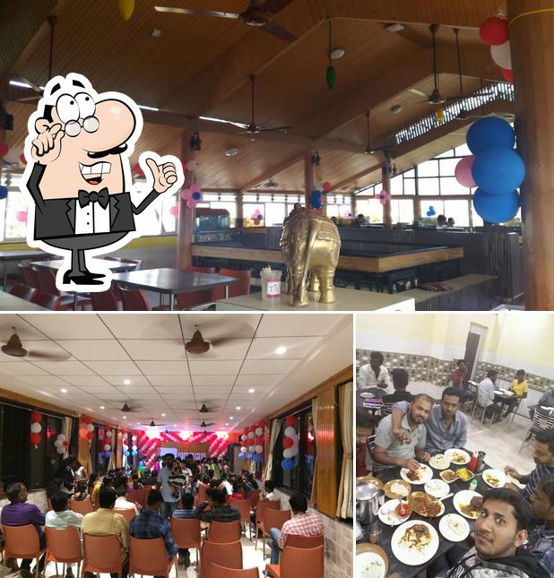 The interior of Anjali Family Restaurant