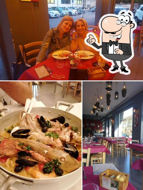 Gli interni di Dei Pani e Dei Pesci