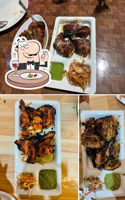 Food at Dinar Kababs and Rolls