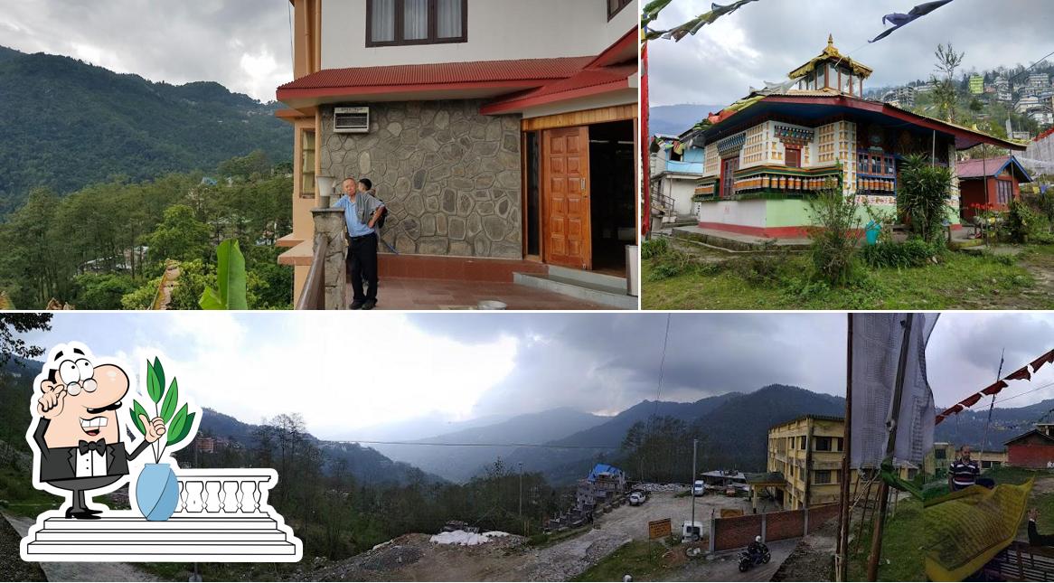 You can get some fresh air at the outside area of Golden Bhumzang Resort & Spa