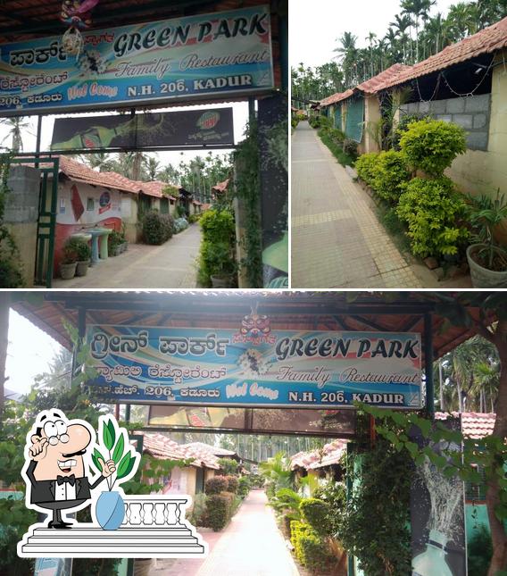 The exterior of Green Park Restaurant