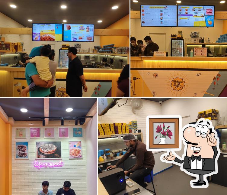 The interior of The Belgian Waffle Co