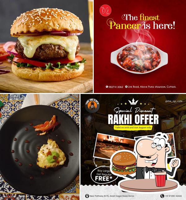 Hamburger at The OG Cafe