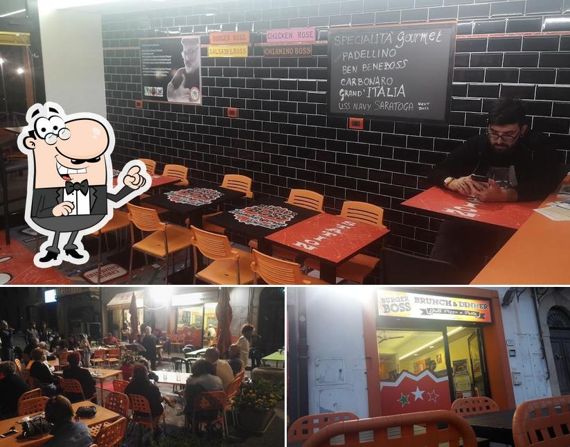 Gli interni di Burger Boss