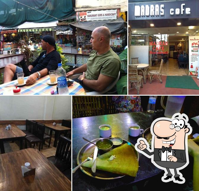 The interior of Madras Cafe