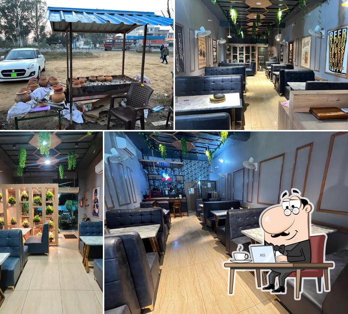 The interior of Handi House - Non Veg Restaurant / Family Restaurants / Veg Restaurant/Copper Dal / Best Handi House in Dasuya