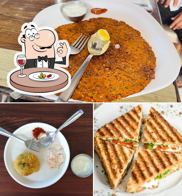 Meals at Manas Veg Restaurant