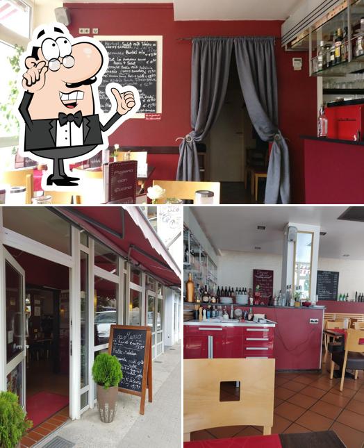 Ristorante da Mario Ludwigshafen am Rhein se distingue par sa intérieur et tableau noir