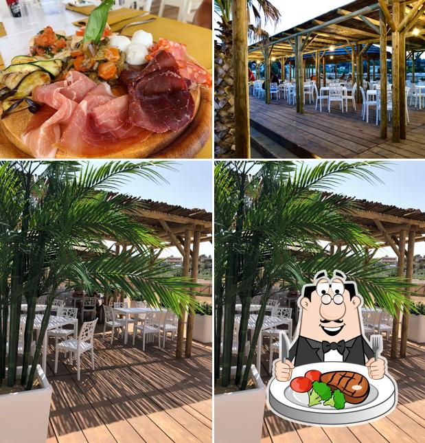 Prova i piatti di carne a Sunset Beach Lido di Noto