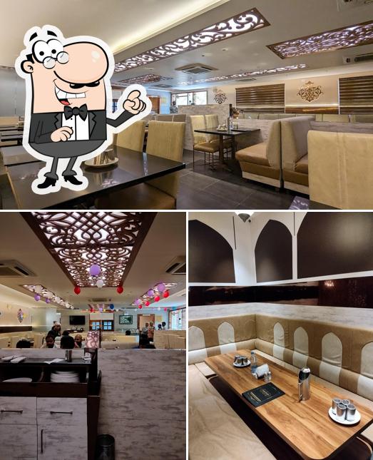 The interior of Aryen Biriyani