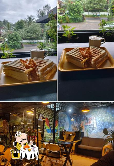 The image of food and interior at Car-Go Resto Cafe