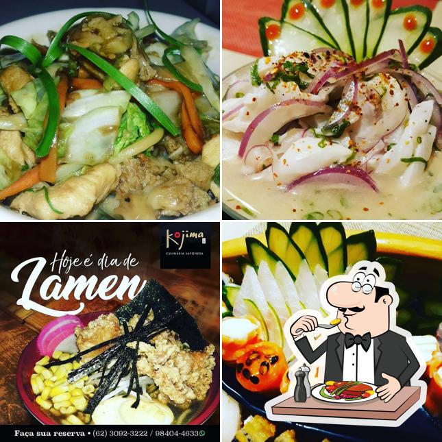 Platos en Kojima Culinária Oriental