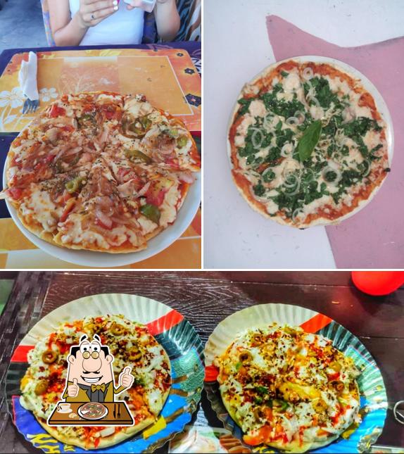 Get pizza at La Bella Italia Restaurant