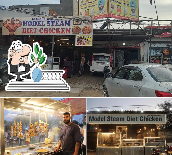 The image of exterior and interior at MODEL STEAM DIET CHICKEN