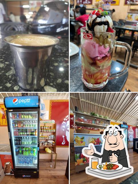 The picture of food and interior at Priyadarshini Cafe - PURE VEG